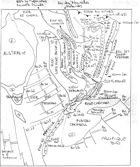 Carte de Nouvelle-Calédonie