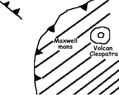 Vénus : tectonique, maxwell mons & Volcan Cléopatra
