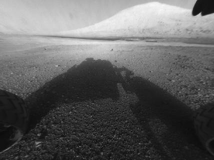 vue de mars par la sonde de la nasa - 2012